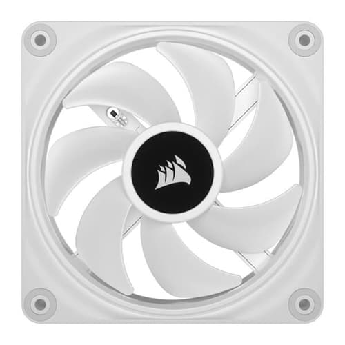 Corsair iCUE Link QX120 RGB White 120mm PWM Cabinet Fan Expansion Kit (Single Pack)